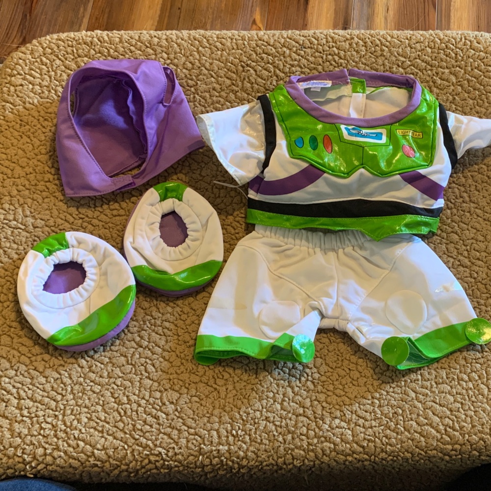 Build-A-Bear Space Explorer Outfit - Green, White, Purple